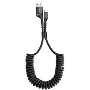 Baseus USB-A to Type C Fish Eye Spring Data Cable (CALSR-01)