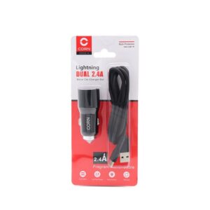 Corn CC003-C Dual 2.4A Car Charger With USB to Type C Cable