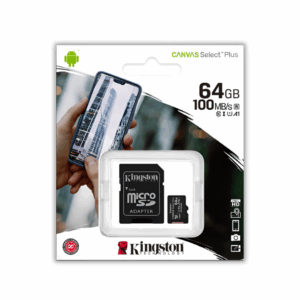 Kingston 64GB 100MB/s  Micro SD Memory Card